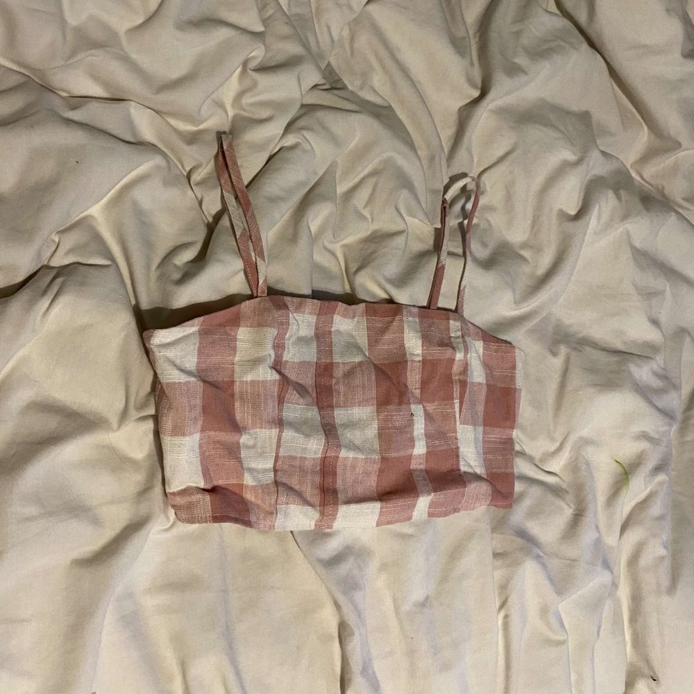 Forever21 gingham print top